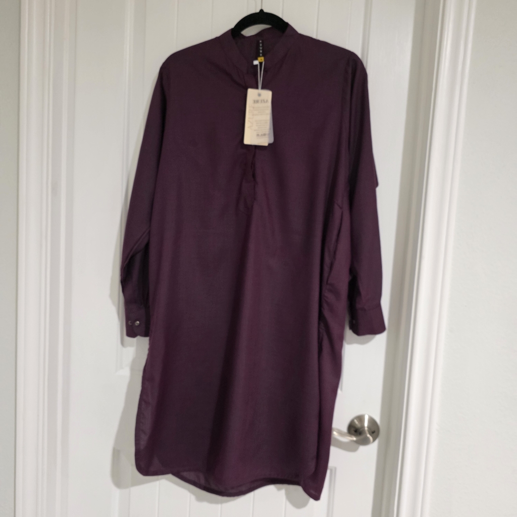 Nwt Elegant Plum 2 Piece Women's Kurta Set Size Medium — image 5 of 8
